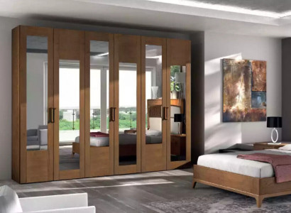 Schlafzimmer Kleiderschrank Material Holz Schrank Stil Modern neu